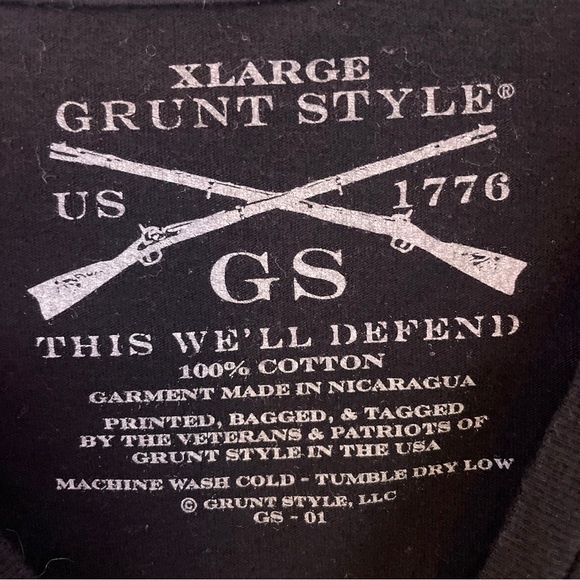 Women’s Grunt Style Mom Shirt Black Small Army Military Armed Forces Mom Noun - Picture 9 of 9